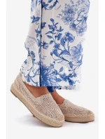 Dámské espadrilky na platformě Béžové Vinceza 17392