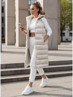 Dámská prošívaná vesta GANTINI bílá FashionStreet TY5488 Dámská prošívaná vesta GANTINI bílá FashionStreet TY5488