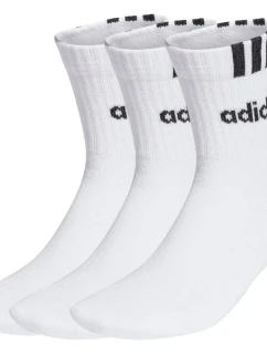 Ponožky adidas 3-Stripes Linear Half-Crew Cushioned 3p HT3437