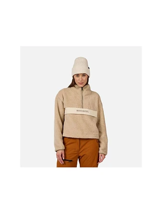 Dámská mikina ROSSIGNOL W ALLTRACK HZ FLEECE, šedá