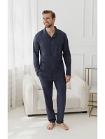 Pyžamo Taro 3616 Arturo, dlouhé rukávy, velikosti M–2XL, Z26, rozepínací Pyžamo Taro 3616 Arturo, dlouhé rukávy, velikosti M–2XL, Z26, rozepínací