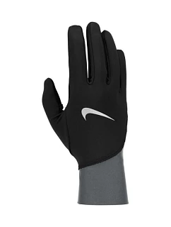 Pánské běžecké rukavice Nike Pacer Midweight, černé a šedé, N1010535018 M