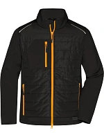 Daiber JN 1820 Pánská hybridní bunda 02.1820 black/neon orange Daiber JN 1820 Pánská hybridní bunda 02.1820 black/neon orange