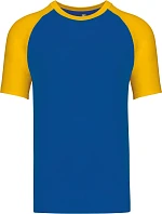 Kariban K 330 Baseballové tričko 20.K330 royal blue/yellow