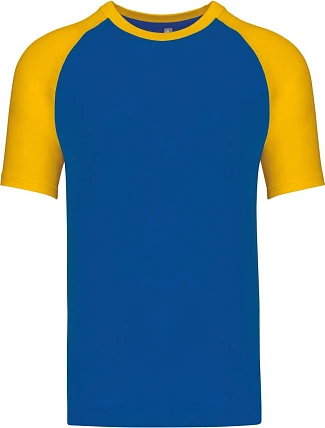 Kariban K 330 Baseballové tričko 20.K330 royal blue/yellow
