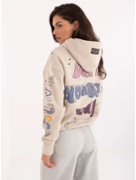 Mikina D10608BC02743C béžová