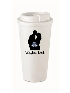 Personalizovaný cestovní termohrnek s párem a ultrazvukem