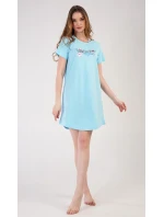 Dámská noční košile s krátkým rukávem Ella Dámská noční košile s krátkým rukávem Ella
