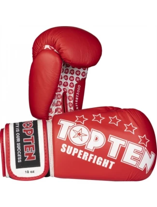 Boxerské rukavice TOP TEN RTT-10 SUPERFIGHT 3000 STARS (WAKO APPROVED new)