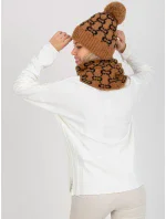 Dámská čepice AT CZ CM 319 hnědá Dámská čepice AT CZ CM 319 hnědá