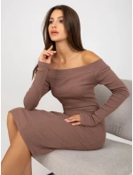 Dámské šaty EM SK 674 hnědé