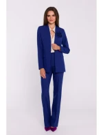 S370 Květinové sako - modré