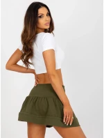 Dámská sukně EM SD HS 20 47.18P khaki - FPrice Dámská sukně EM SD HS 20 47.18P khaki - FPrice