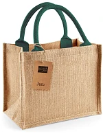 Westford Mill W 412 Jutová nákupní taška Mini 50.0412 natural/forest green