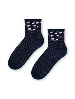 Vzorované netlačící ponožky Steven art.099 35-40