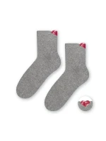 Dámské ponožky Steven art.136 Srdce