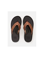 RIP CURL Chiba Žabky s otevřenou špičkou - hnědá/černá RIP CURL Chiba Žabky s otevřenou špičkou - hnědá/černá