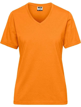 Daiber JN 1807 Dámské pracovní tričko z bio bavlny - Solid 02.1807 orange Daiber JN 1807 Dámské pracovní tričko z bio bavlny - Solid 02.1807 orange