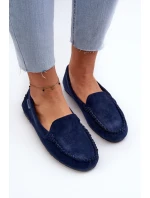 Dámské mokasíny z ekologického semiše černé Amrutia Dámské mokasíny z ekologického semiše černé Amrutia