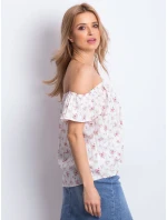 Halenka 270 BZ 111580.00X bílá růžová Halenka 270 BZ 111580.00X bílá růžová