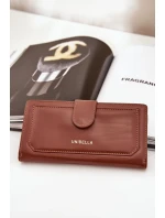 Dámská peněženka z eko kůže hnědá Kalinessa Dámská peněženka z eko kůže hnědá Kalinessa