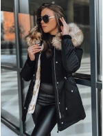 Dámská zimní bunda parka GARNET černá FashionStreet TY3947 Dámská zimní bunda parka GARNET černá FashionStreet TY3947