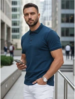 Modrá pánská polokošile FashionStreet PX0603
