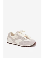 Semišové Dámské Tenisky Vinceza 86427 Šedé