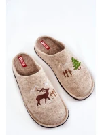 Domácí pantofle Big Star KK276016 béžová