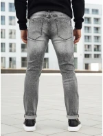 Pánské džínové kalhoty šedé FashionStreet UX4133