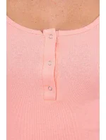 Šaty s meruňkovým výstřihem na knoflíky Šaty s meruňkovým výstřihem na knoflíky