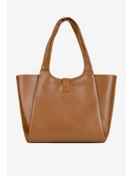 Kabelka Shopperka s přezkou NOBO BAG6010-017 světle hnědá