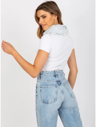 Dámský šátek AT CH BF48181 bílý Dámský šátek AT CH BF48181 bílý