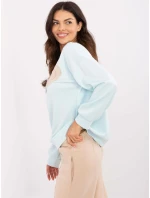 Mikina DHJ BL 20322.72 světle modrá