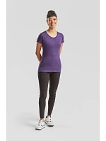 Fruit of the Loom Lady-Fit Iconic 150 T Dámské tričko 16.1432 heather red