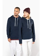 Kariban K 4013 Unisex mikina s kapucí 20.K013 navy/mariniere Kariban K 4013 Unisex mikina s kapucí 20.K013 navy/mariniere