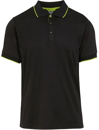 Regatta TRS 264 Piqué polo "Navigate" 36.S264 black/lime green Regatta TRS 264 Piqué polo "Navigate" 36.S264 black/lime green