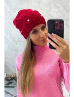 Dámská čepice Ramona K383 červená Dámská čepice Ramona K383 červená