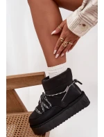 Sněhule na platformě D.Franklin DFSH371015 Černé Sněhule na platformě D.Franklin DFSH371015 Černé