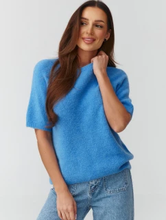 Svetr s krátkým rukávem  model 224083 Makadamia