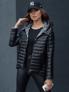 Dámská oboustranná přechodná bunda JIMA černá FashionStreet TY4506