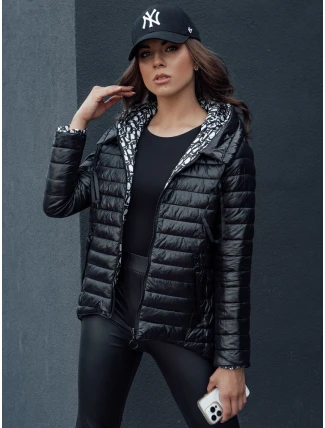 Dámská oboustranná přechodná bunda JIMA černá FashionStreet TY4506