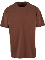 Build your Brand BY 102 Oversize tričko z těžké bavlny 56.0102 chocolate brown