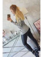 Vánoční svetr se sobem šedý Vánoční svetr se sobem šedý