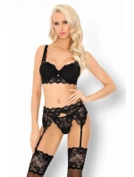 Žhavý set Anica black - LivCo Corsetti