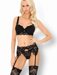 Žhavý set Anica black - LivCo Corsetti