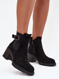 Boty na podpatku model 216653 Step in style