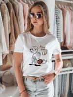 Dámské tričko LUMIFIT Pudl bílá FashionStreet RY2738 Dámské tričko LUMIFIT Pudl bílá FashionStreet RY2738