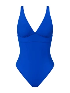Dámské jednodílné plavky Summer Twist OP 02 - BLUE - modré 7446 - TRIUMPH