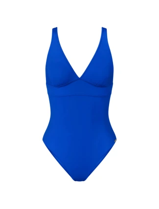 Dámské jednodílné plavky Summer Twist OP 02 - BLUE - modré 7446 - TRIUMPH
